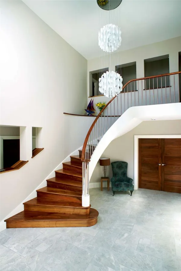 интересные варианты дизайна холла с лестницей в частном доме — освещаем подробно. дизайн холла в частном доме с лестницей. 20