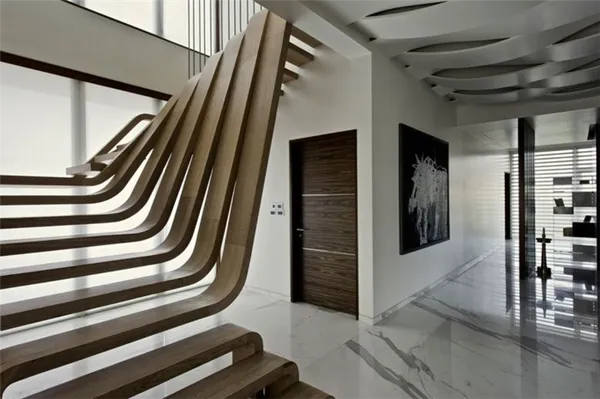 интересные варианты дизайна холла с лестницей в частном доме — освещаем подробно. дизайн холла в частном доме с лестницей. 19