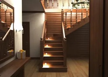 интересные варианты дизайна холла с лестницей в частном доме — освещаем подробно. дизайн холла в частном доме с лестницей. 10
