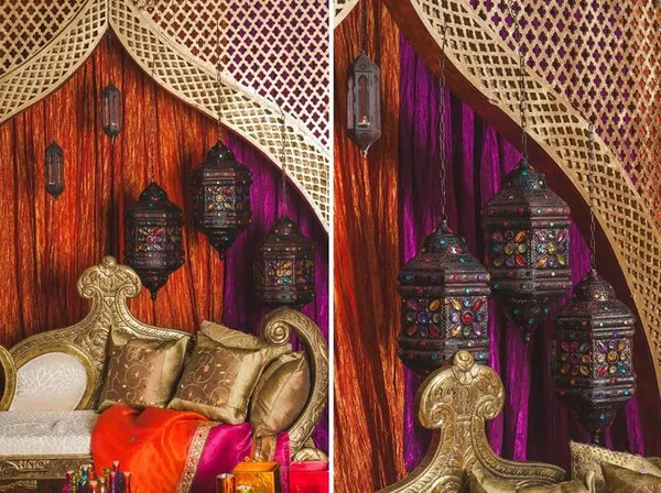 марокканский стиль в интерьере - освещение фото