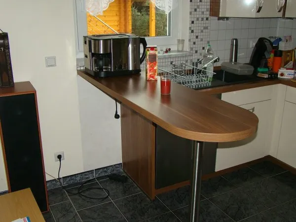 деревянная барная стойка на кухню - инструкция