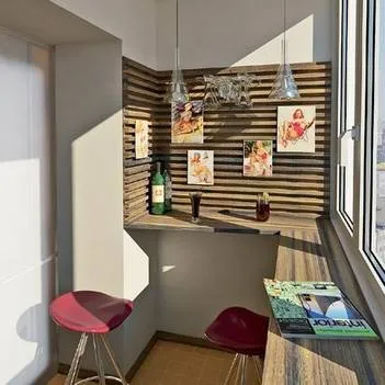 балкон, совмещенный с кухней — 100 фото идей дизайна. дизайн кухни с балконом. 46