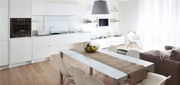 кухня, совмещенная с гостиной, в частном доме: 100 реальных фото дизайна