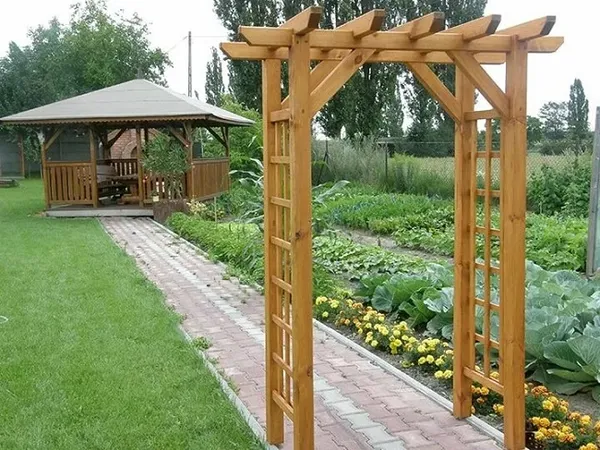 садовая арка пергола
