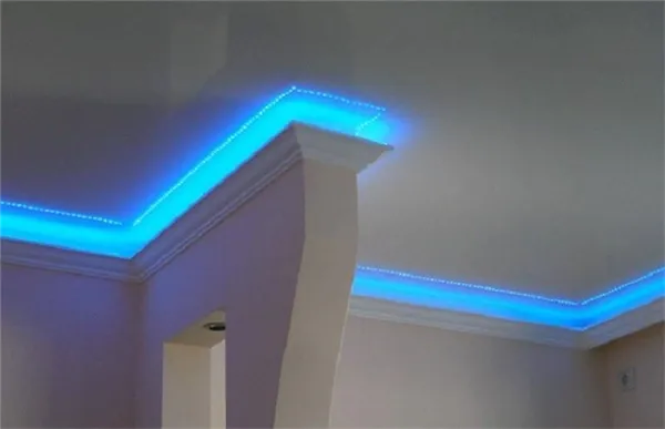 светодиодная подсветка потолка 2