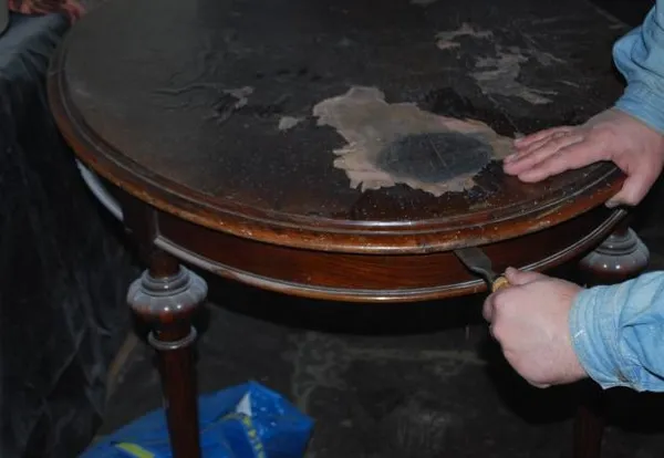 как отреставрировать старый стол своими руками. как реставрировать старый стол своими руками. 7