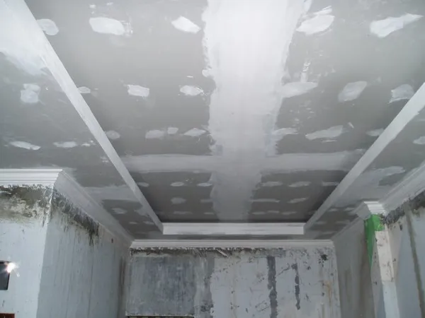шпаклевка потолка с гкл конструкцией