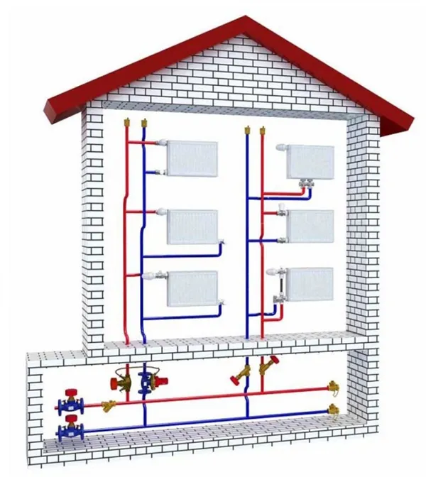 двухтрубная система отопления: все нюансы, которые нужно знать. двухтрубная система отопления в частном доме. 18