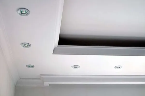 технология монтажа короба из гипсокартона на потолке. короб из гипсокартона на потолке. 3
