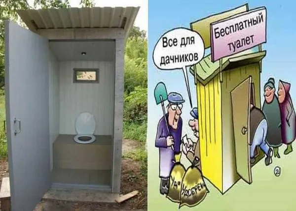 туалет для дачи