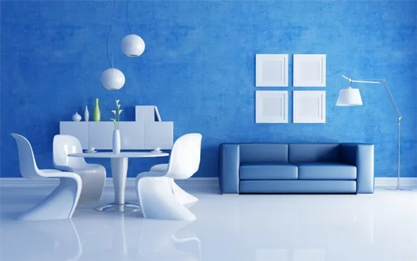 обои синего цвета в интерьере: варианты сочетания, новинки дизайна, выбор штор, а также реальные фото. синие обои в комнате. 60