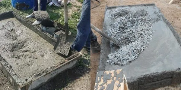 готовим бетон вручную