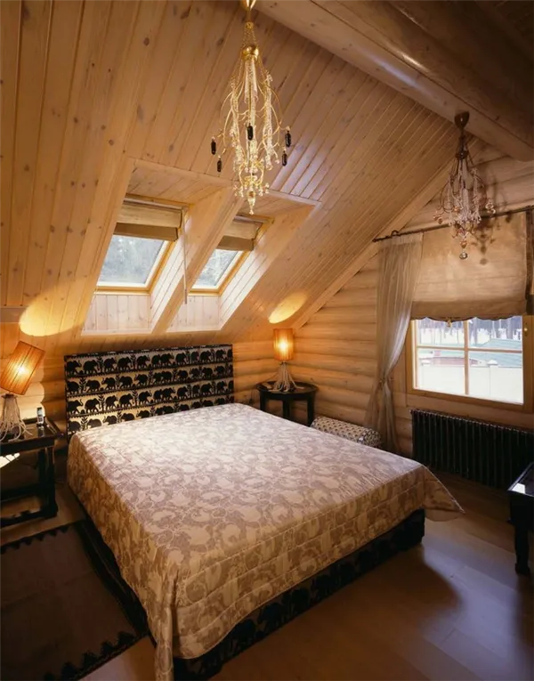 спальня в деревянном доме. спальня в деревянном доме. 24