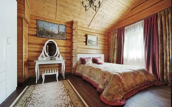 спальня в деревянном доме. спальня в деревянном доме. 44