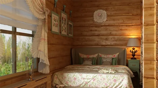 спальня в деревянном доме. спальня в деревянном доме. 31