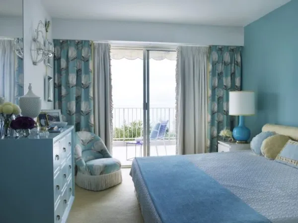 голубая спальня: советы по созданию неповторимого дизайна + фото лучших интерьеров