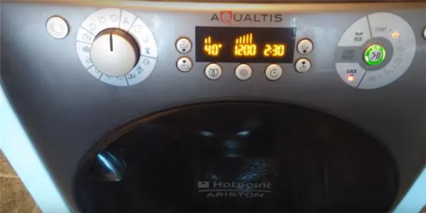 панель стиральной машины аристон аквалтис