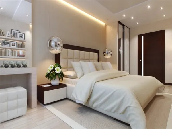 светлые тона в интерьере спальни: особенности дизайна комнаты, 55 фото. дизайн спальни в светлых тонах. 17
