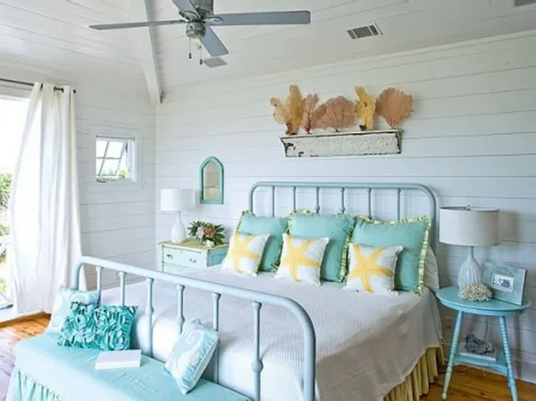 свежо и оригинально: как оформить спальню в морском стиле ( 89 фото). спальня в морском стиле. 5