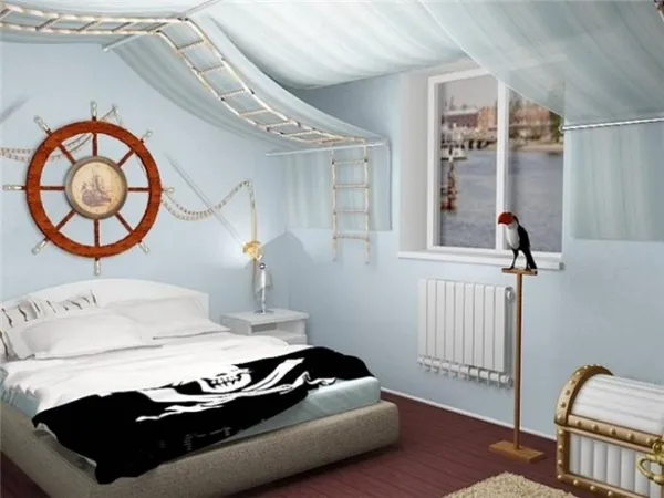 свежо и оригинально: как оформить спальню в морском стиле ( 89 фото). спальня в морском стиле. 10