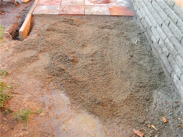 песок для укладки тротуарной плитки