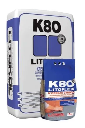 плиточный клей litokol k80: технические характеристики и особенности применения