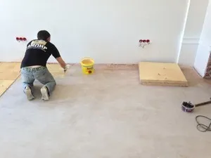 чем еще можно крепить фанеру на бетонный пол
