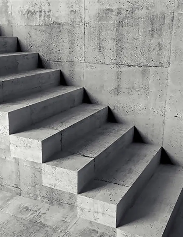 лестница из бетона