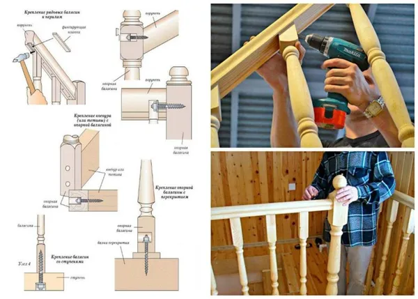 как сделать перила для лестницы своими руками — простые конструкции и особенности их применения. как сделать перила для лестницы. 23