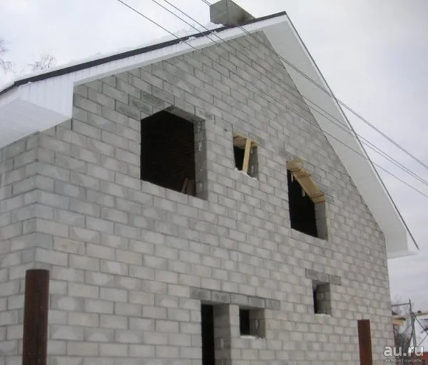 строительство дома из газобетонных блоков
