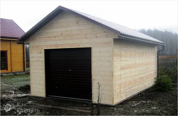 пошаговая инструкция постройки деревянного гаража своими руками и чертежи. деревянный гараж своими руками. 4