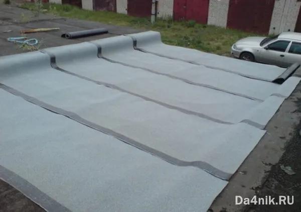 рубероид для крыши гаража