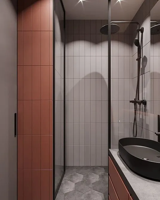 82 идеи из жизни, как оформить дизайн маленькой ванной комнаты (фото). маленькая ванная комната дизайн фото. 31