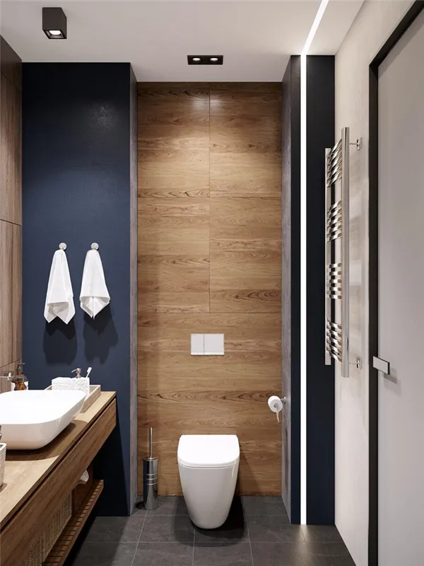 60 идей интерьеров ванной комнаты совмещенной с туалетом. дизайн ванной комнаты совмещенной с туалетом. 33