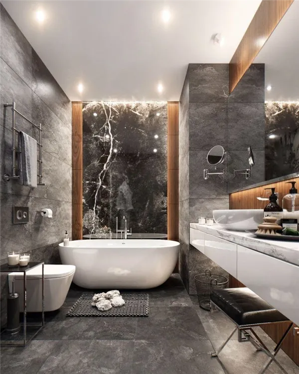 60 идей интерьеров ванной комнаты совмещенной с туалетом. дизайн ванной комнаты совмещенной с туалетом. 12