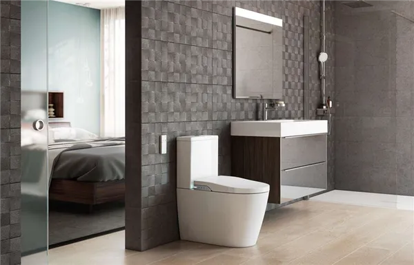 60 идей интерьеров ванной комнаты совмещенной с туалетом. дизайн ванной комнаты совмещенной с туалетом. 4