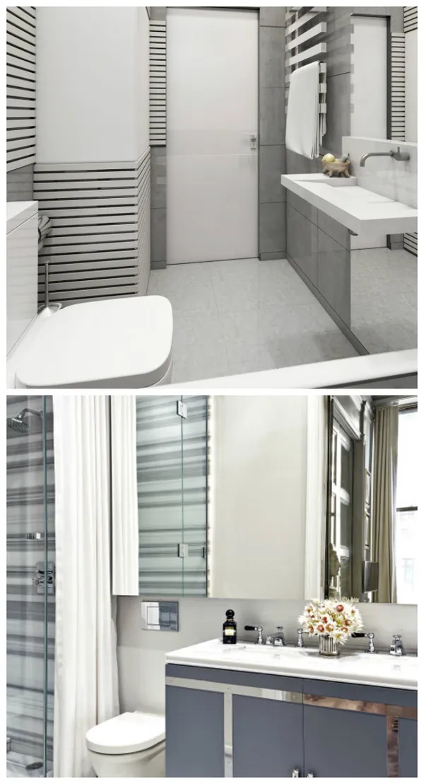 60 идей интерьеров ванной комнаты совмещенной с туалетом. дизайн ванной комнаты совмещенной с туалетом. 2