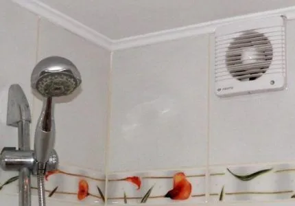 вентилятор в ванной комнате