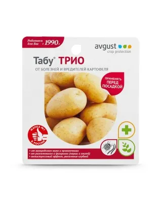 «табу трио» –комплексная защита картофеля от болезней, колорадского жука, проволочника и погодных стрессов