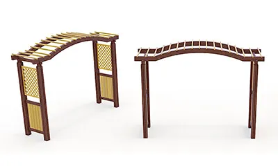 создание деревянной арки