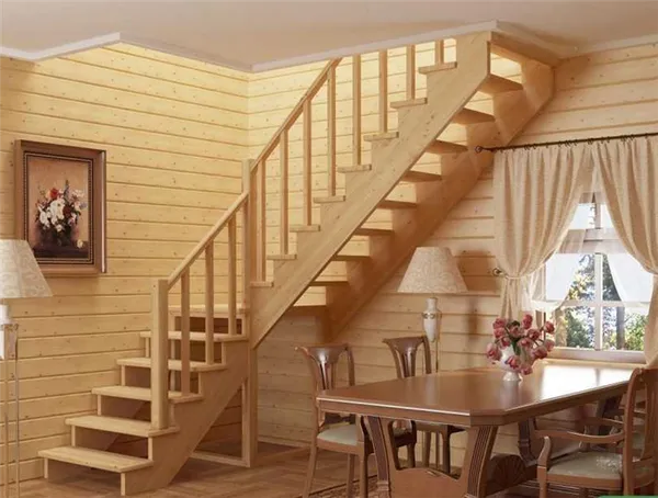 какими могут быть лестницы на второй этаж в деревянном доме: варианты конструкций и дизайна. лестница в деревянном доме на второй этаж. 33