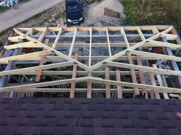 четырехскатная крыша своими руками: обзор конструкций инструктаж по строительству. четырехскатная крыша для дома. 6