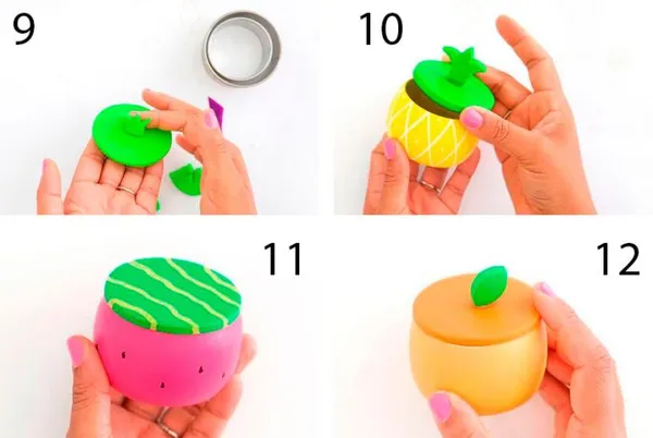 как сделать шкатулку фрукт