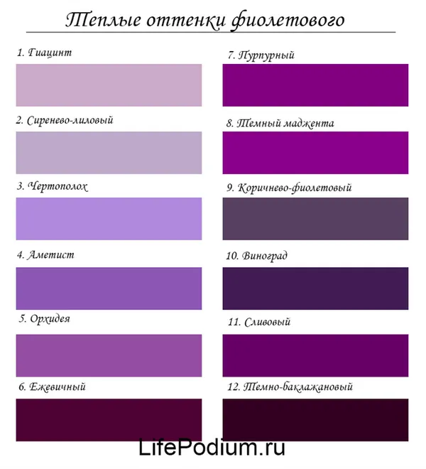 с какими цветами сочетается фиолетовый в одежде: 19 лучших «партнеров» по цветовому кругу разбор оттенков. какой цвет сочетается с фиолетовым. 2