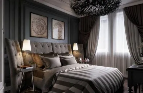 сочетание серого и коричневого в спальне. как воспринимается серый цвет?