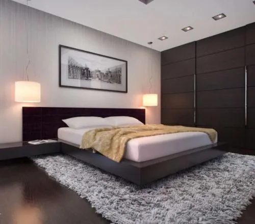 сочетание серого и коричневого в спальне. как воспринимается серый цвет?