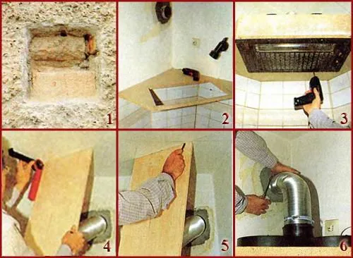 выбор и установка вытяжки для газовой плиты. как установить вытяжку над газовой плитой. 5