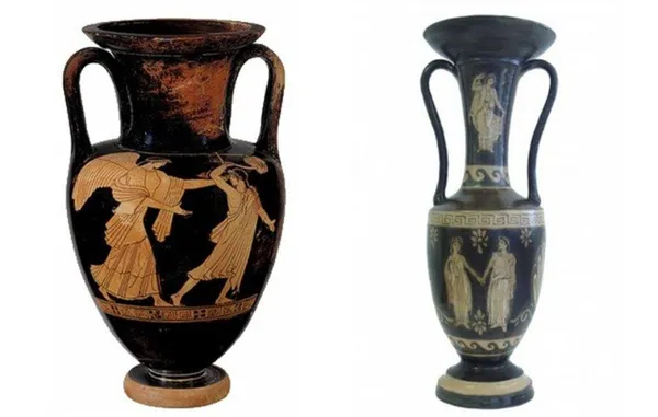 напольные античные вазы