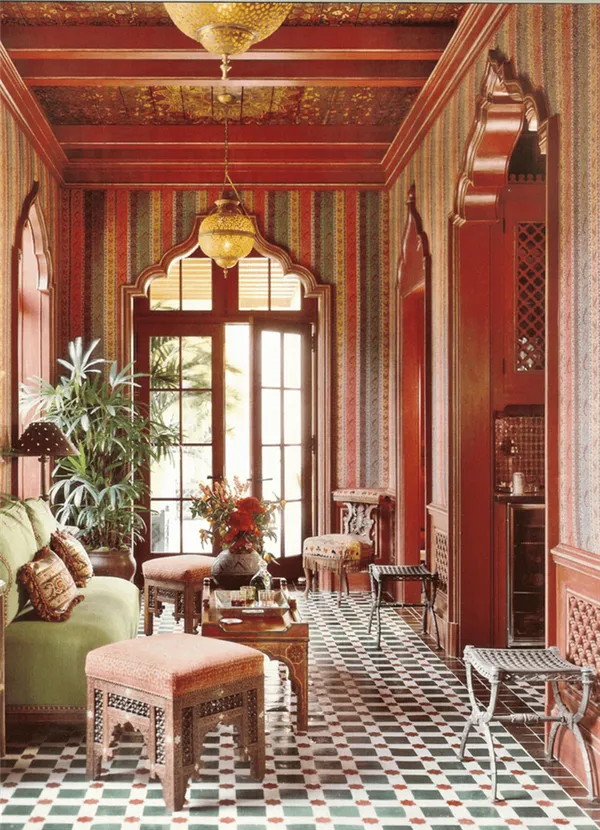 марокканский стиль в гостиной 