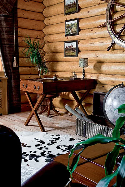 интерьер дома из бревна: выбор стиля, особенности оформления и 60+ фото